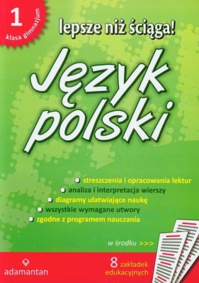 Lepsze niż ściąga Język polski 1 - <br />