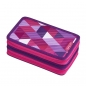 Piórnik 31-częściowy, Potrójny - Pink Cubes