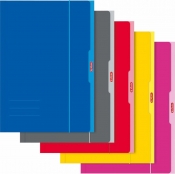 Herlitz, Teczka rysunkowa A3 z gumką (444315) (mix kolorów)