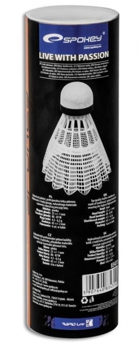 Lotki plastikowe 6szt