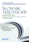 Słownik fizjoterapiiMianownictwo polsko-angielskie i angielsko-polskie z