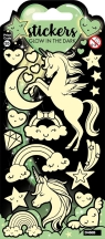 Naklejki świecące - Glowing Unicorns
