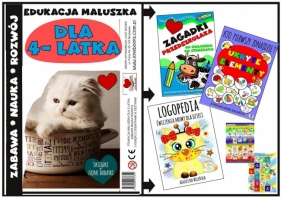 Edukacja maluszka - Zestaw książek dla 4 latka - Opracowanie zbiorowe