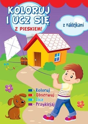 Koloruj i ucz się z pieskiem