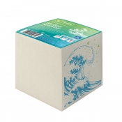 Herlitz, notes kostka 9 x 9 cm, 900 kartek, GREENline - Fale (50033461)