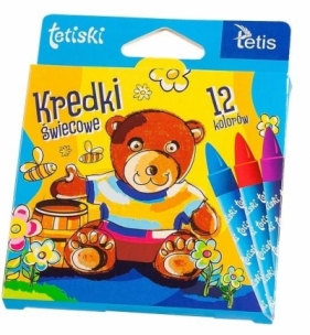 Kredki świecowe Tetiski, 12 kompletów (KT015-AB)