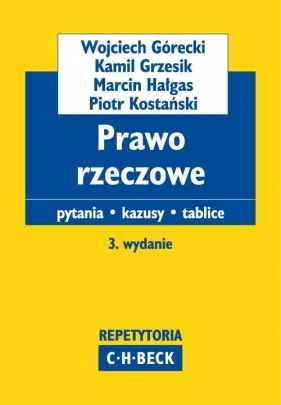 Prawo rzeczowe - Górecki Wojciech, Grzesik Kamil, Hałgas Marcin