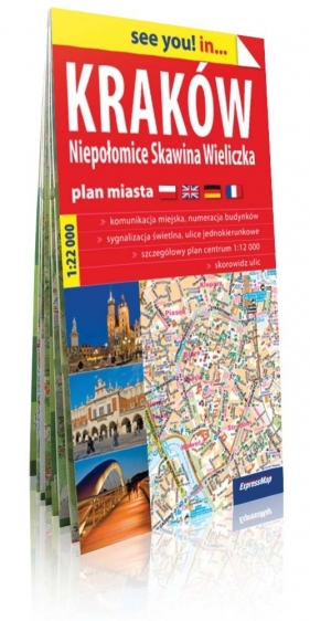 Kraków Niepołomice Skawina Wieliczka see you! in... papierowy plan miasta - Opracowanie zbiorowe