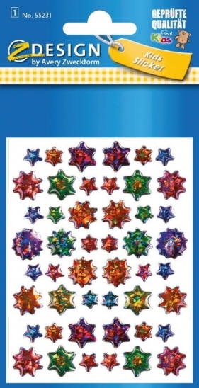 Naklejki folia 3D Gwiazdy (55231)