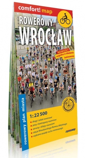 Rowerowy Wrocław Rowerowy plan miasta 1:22 500 - Opracowanie zbiorowe