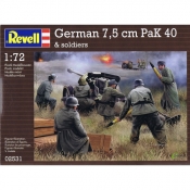 REVELL German pak 40 with soldiers (02531)