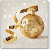 Serwetki Paw Lunch BN Golden Bauble - mix nadruk 330 mm x 330 mm (SDL016400)