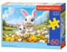  Puzzle 60 Bunnies in Flower CASTOR