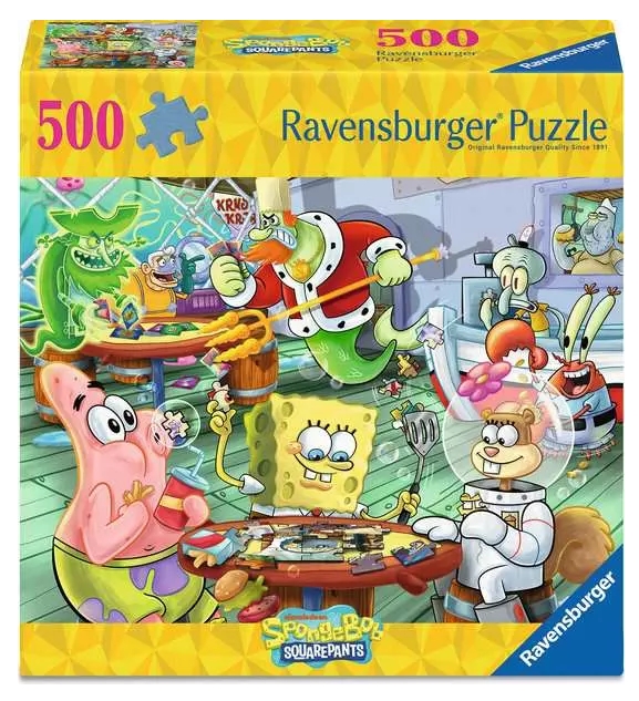 Ravensburger, Puzzle 500: Spongebob (12001831)