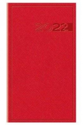 Kalendarz 2022 Tygodniowy Print SPECIAL czerwony