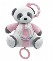 Pozytywka Panda różowa 18 cm (9031)