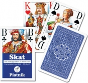 Karty do gry Piatnik 1 talia Skat (talia od siódemek)