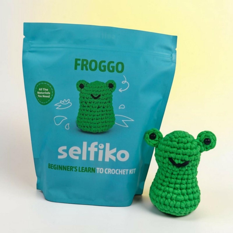 Zestaw do szydełkowania żabka Froggo