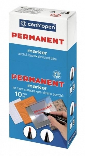 Marker permanentny 2846 czerwony (10szt)