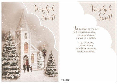 <img src='https://webimage.pl/pics/316/3/d123786.jpg' style='height:440px' /> Karnet Życzenia Boże Narodzenie z Kopertą (71-666)