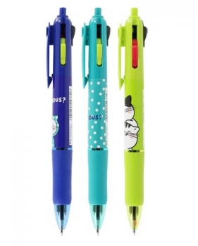 Długopis automatyczny 0,7 mm, niebieski - So Many Cats (ABP803S6)