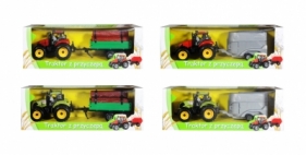 Traktor z przyczepą