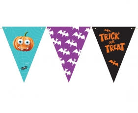 Girlanda papierowa 250 cm BOO! - 9 flag