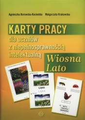 Karty pracy dla uczniów z niepełnosprawnością intelektualną Wiosna Lato - Krukowska Małgorzata,  Borowska-Kociemba Agnieszka