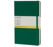 Notes Moleskine Classic L w kratkę zielony