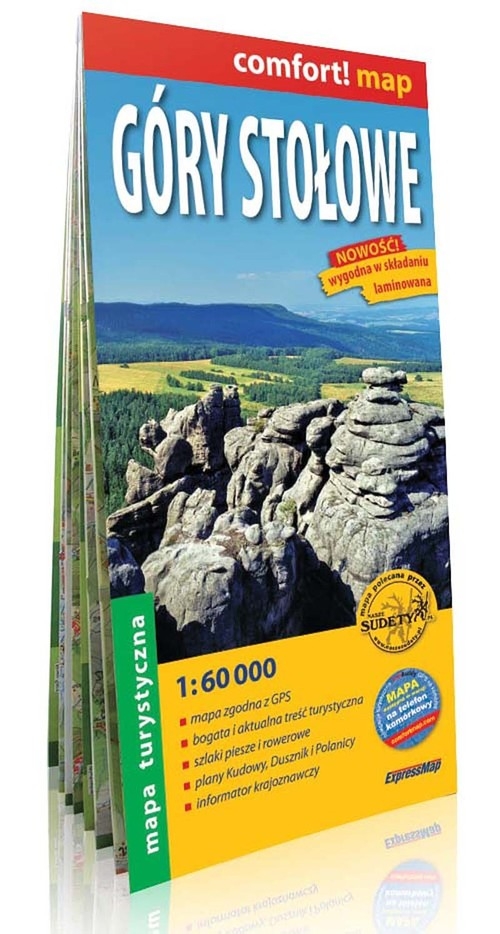Góry Stołowe mapa turystyczna 1:60 000