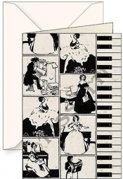 Karnet B6 + koperta Pianoforte