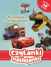 Czytanki naklejanki. Przygoda z dinozaurami. Disney Pixar Auta w trasie - Katarzyna Łączyńska