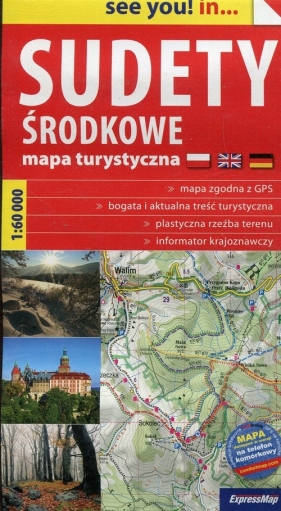 Sudety Środkowe mapa turystyczna 1:60 000