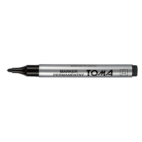 Marker permanentny Toma TO-090 - czarny (09032) 
