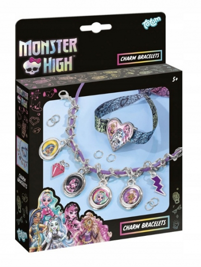 Zestaw do robienia bransoletek z charmsami Monster High