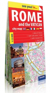 Rome and the Vatican plan miasta 1:12 000