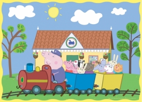 Puzzle 4w1 mix Przygody Peppy (34131)