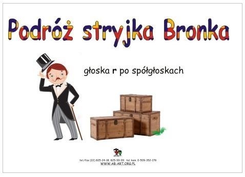 Podróż stryjka Bronka - głoska r po spółgłoskach