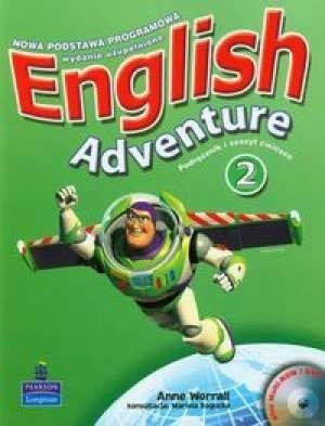 English Adventure 2. Książka ucznia i zeszyt ćwiczeń + CD i DVD Worrall Anne