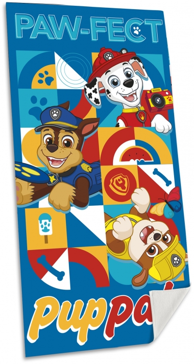 <img src='https://webimage.pl/pics/317/2/d8435507872317.jpg' style='height:440px' /> Ręcznik plażowy Paw Patrol 70x140 cm PW19933