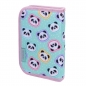 Astrabag, Piórnik pojedynczy jednoklapkowy z wyposażeniem - Minty Pandas (AC11)