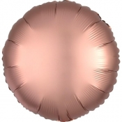 Balon foliowy Lustre Rose Copper okrągły 43cm