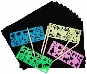 Obrazek do zdrapywania A4 10szt