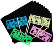 Obrazek do zdrapywania A4 10szt