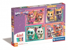 Puzzle - Super Kolor - SuperKitties, 4w1