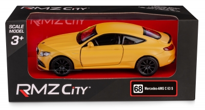 <img src='https://webimage.pl/pics/317/8/d5905422118317.jpg' style='height:440px' /> RMZ City Mercedes-Benz C63 S AMG Coupe 2019 Matte żółty w skali 1:35