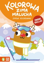 Kolorowa zima malucha. Zimowe kolorowanie - Opracowanie zbiorowe