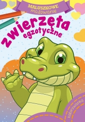Maluszkowe malowanie. Zwierzęta egzotyczne - Opracowanie zbiorowe