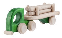 Mała Lorry Logs Zielona