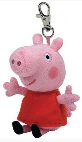 <img src='https://webimage.pl/pics/318/1/d0008421461318.jpg' style='height:440px' /> Beanie Babies Świnka Peppa - Peppa brelok